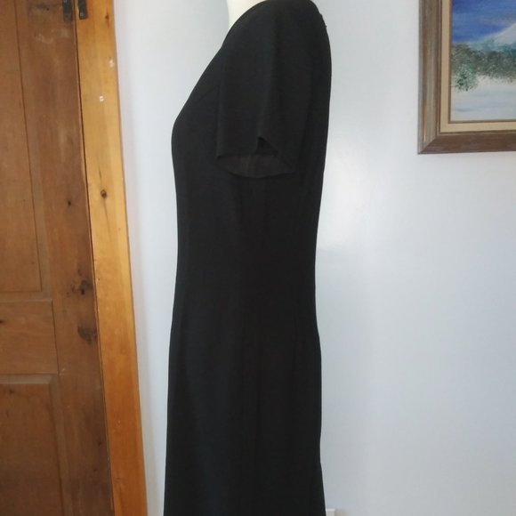 Liz Claiborne LBD black dress Petite 8 - Picture 13 of 15